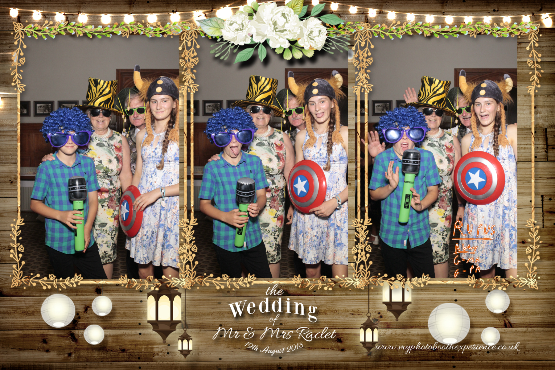 Mr & Mrs Raclet | View more photos from the event at gallery.myphotoboothexperience.co.uk/u/MyPhotoBoothExperienceLtd/Mr-Mrs-Raclet